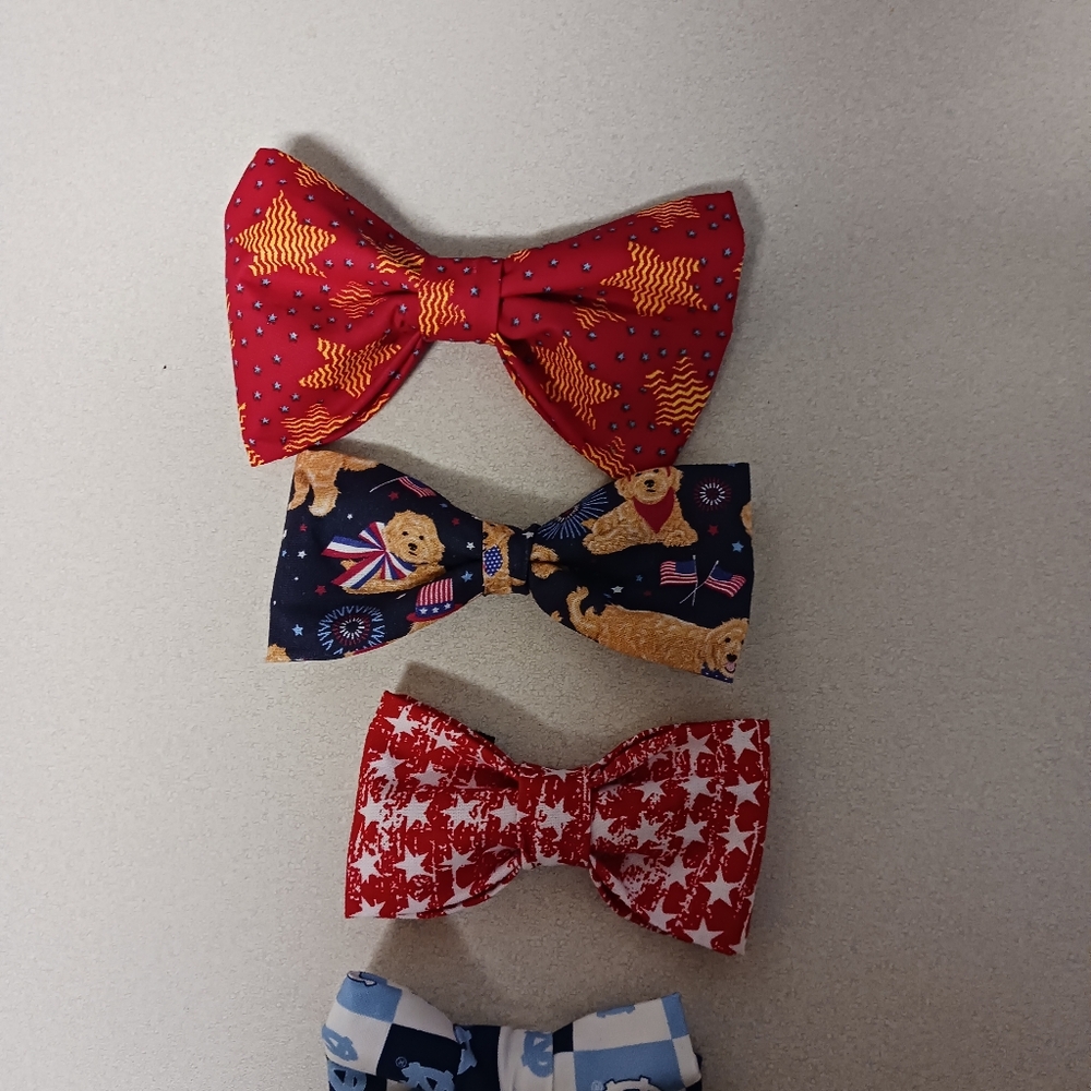 Dog  Bow Tie Hand Crafted